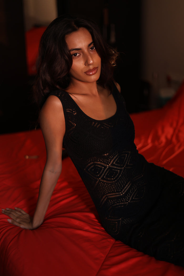 San Sebastian Dress - Noir
